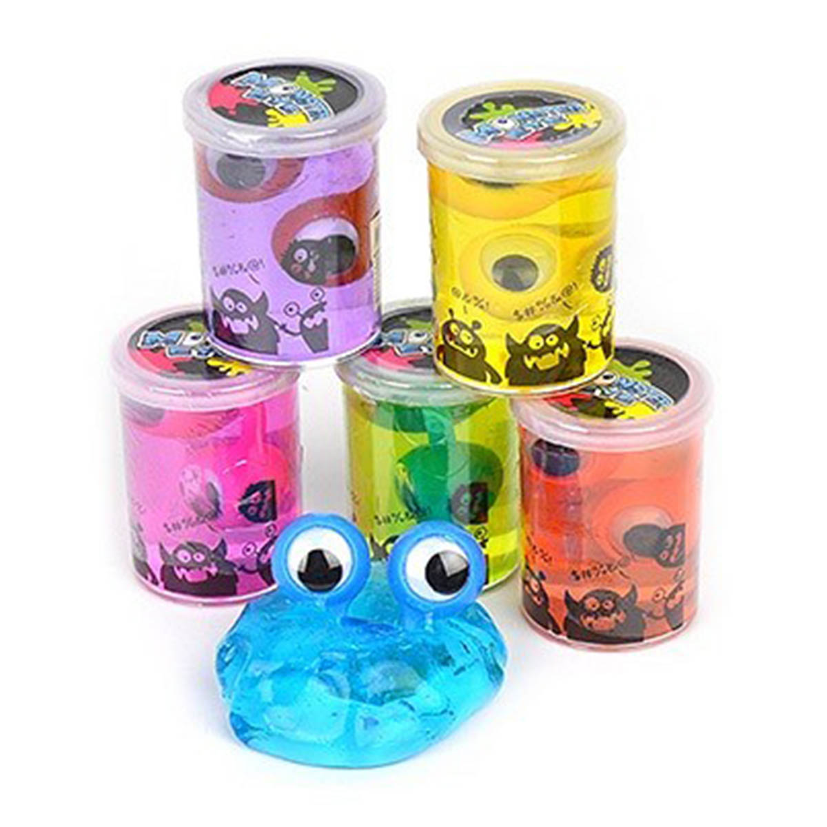 Läs mer om Putty slime, monster ögon 8 cm