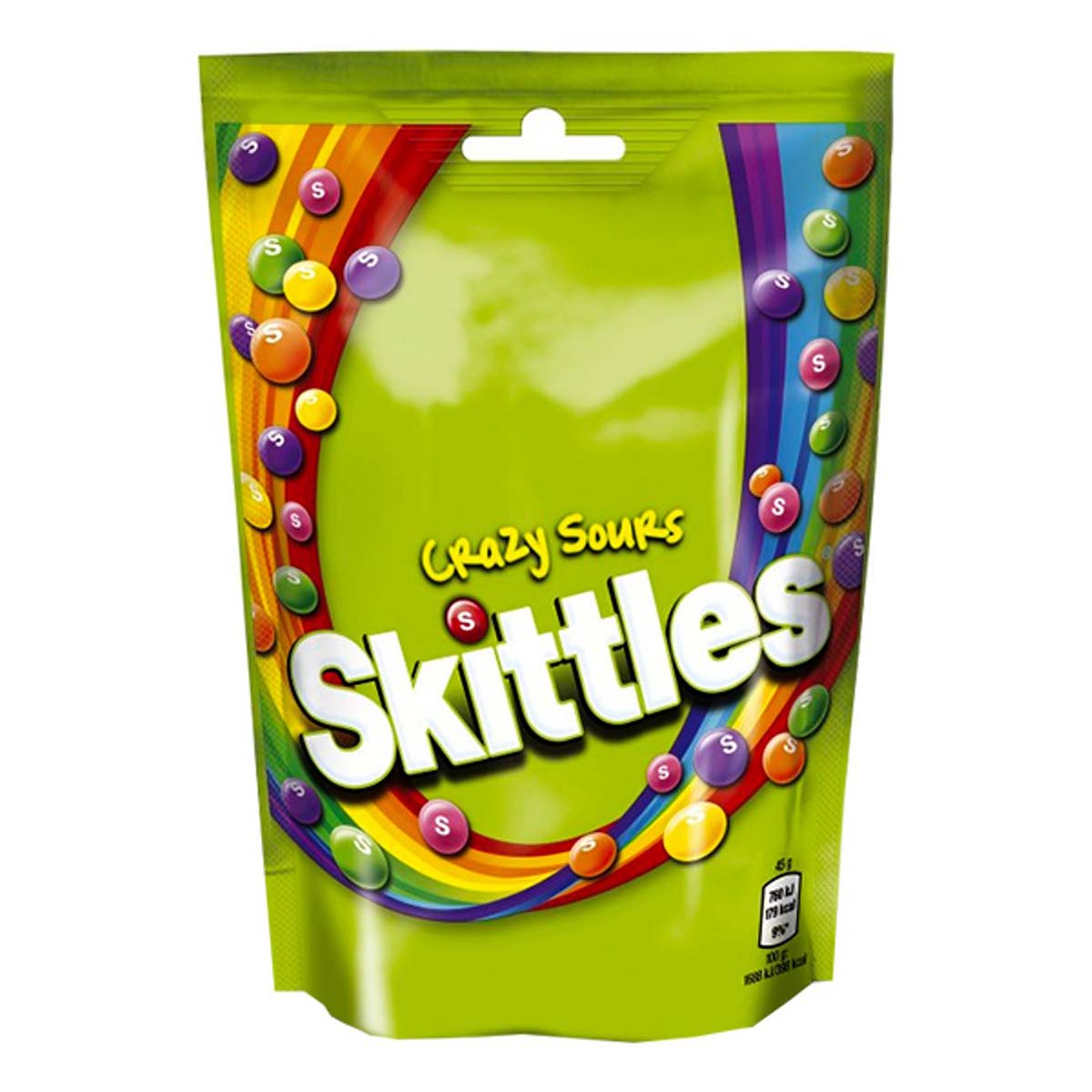 Godispåse Skittles crazy sour 174 g