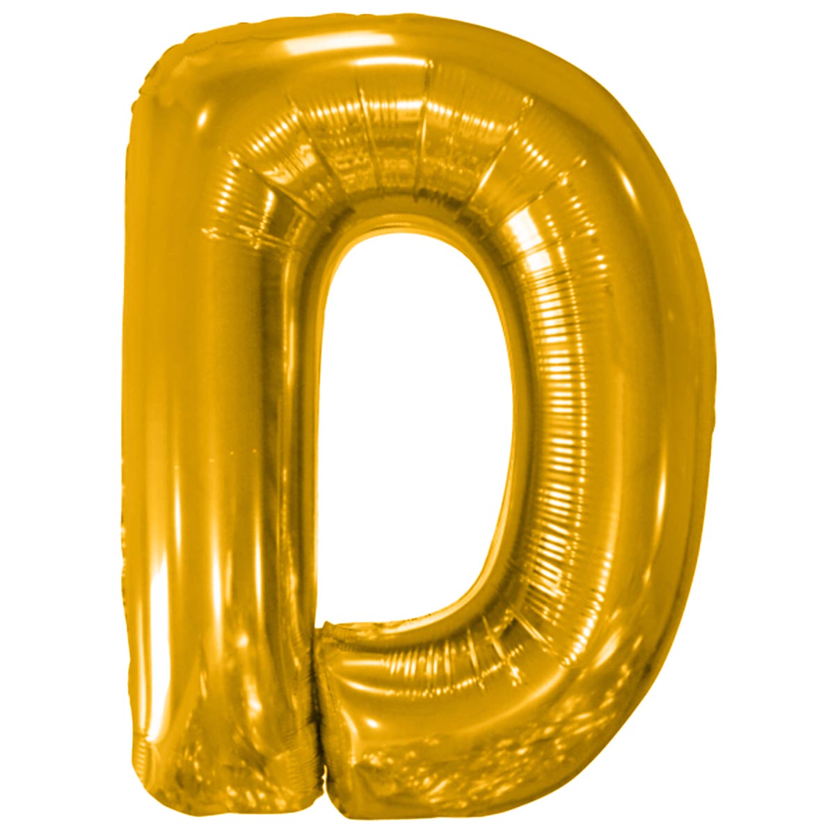 Folieballong bokstav guld D 86 cm