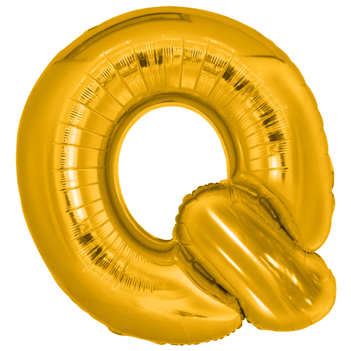 Folieballong bokstav guld Q 86 cm
