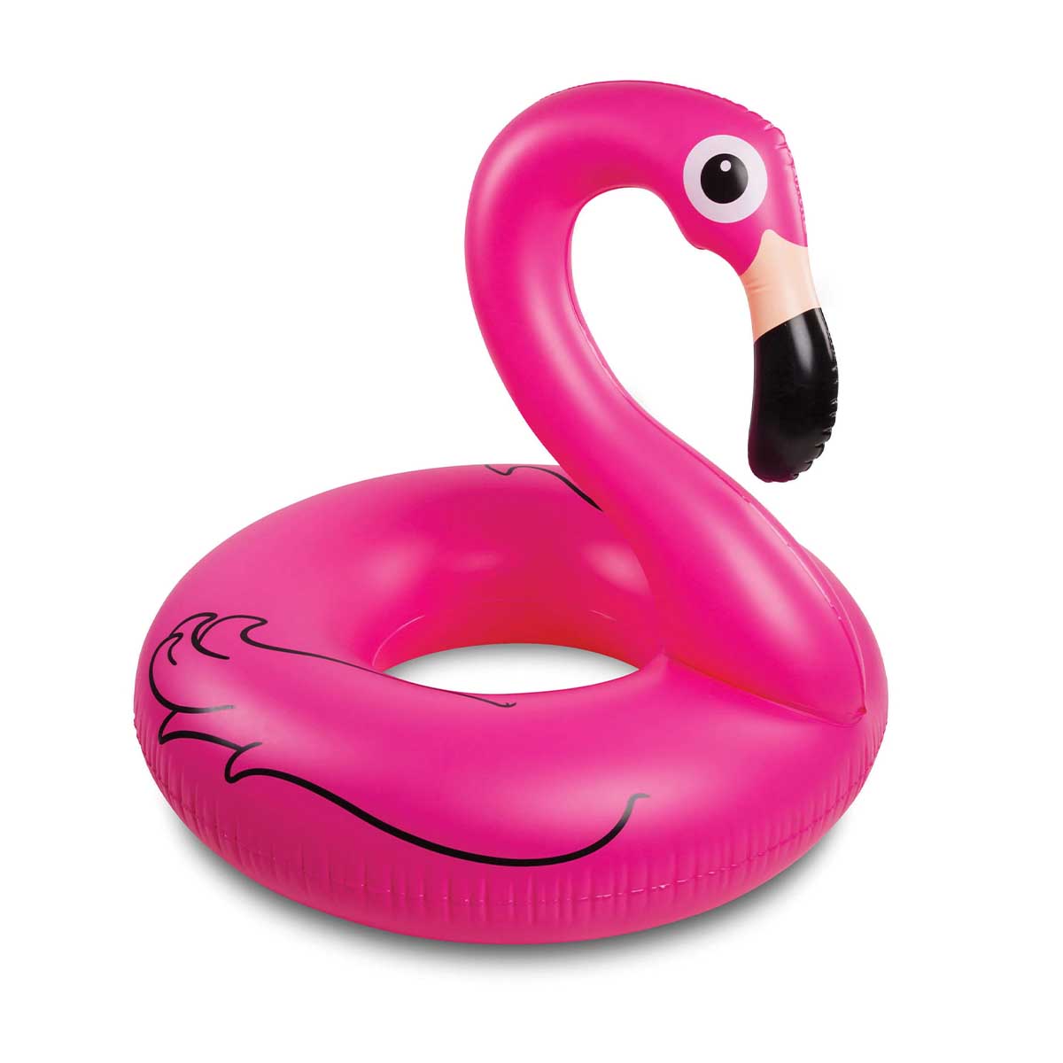 Badring stor flamingo rosa