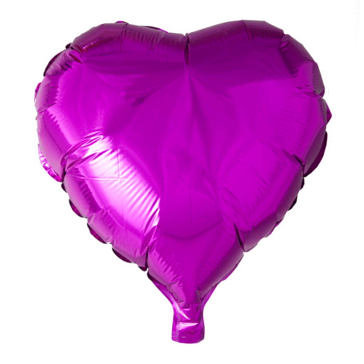 Folieballong hjärta ljuslila 45 cm