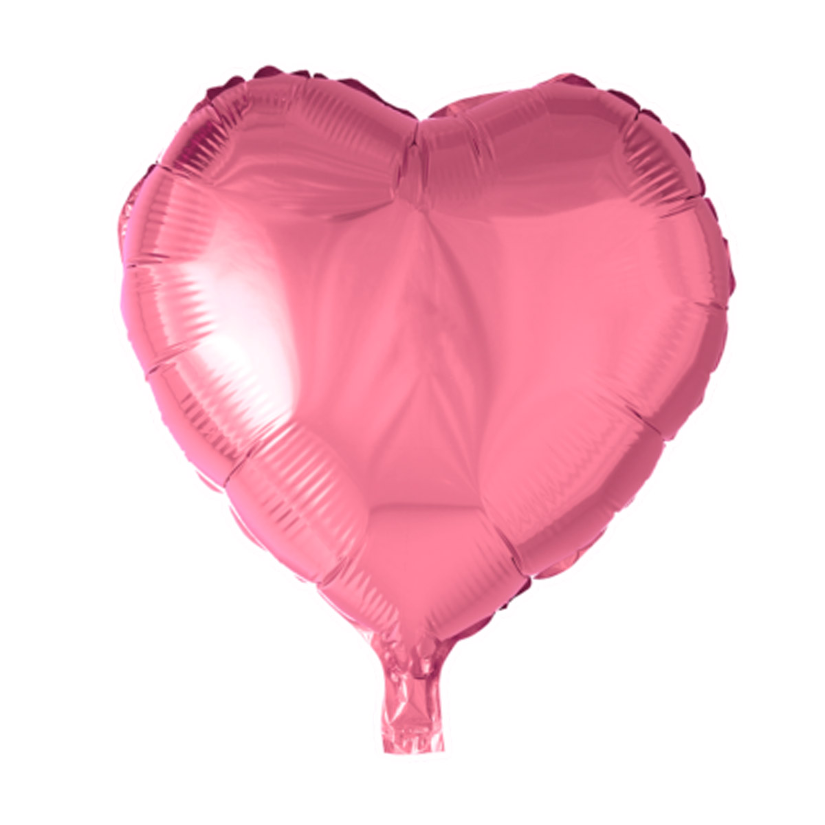 Folieballong hjärta rosa 45 cm