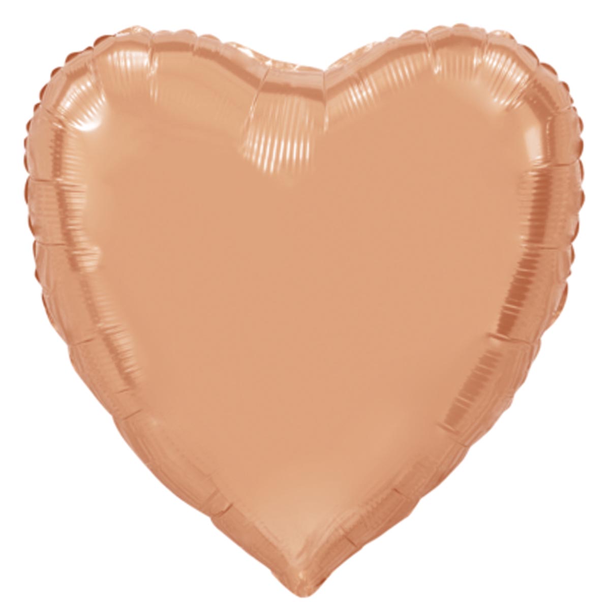 Folieballong hjärta rosé 91 cm