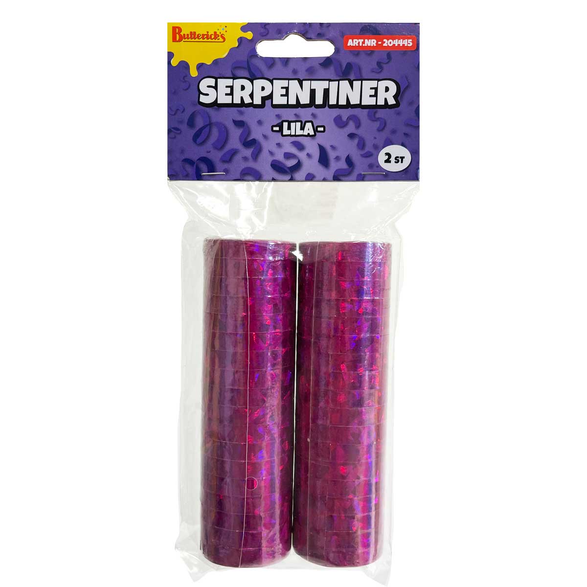 Serpentiner lila 2 st