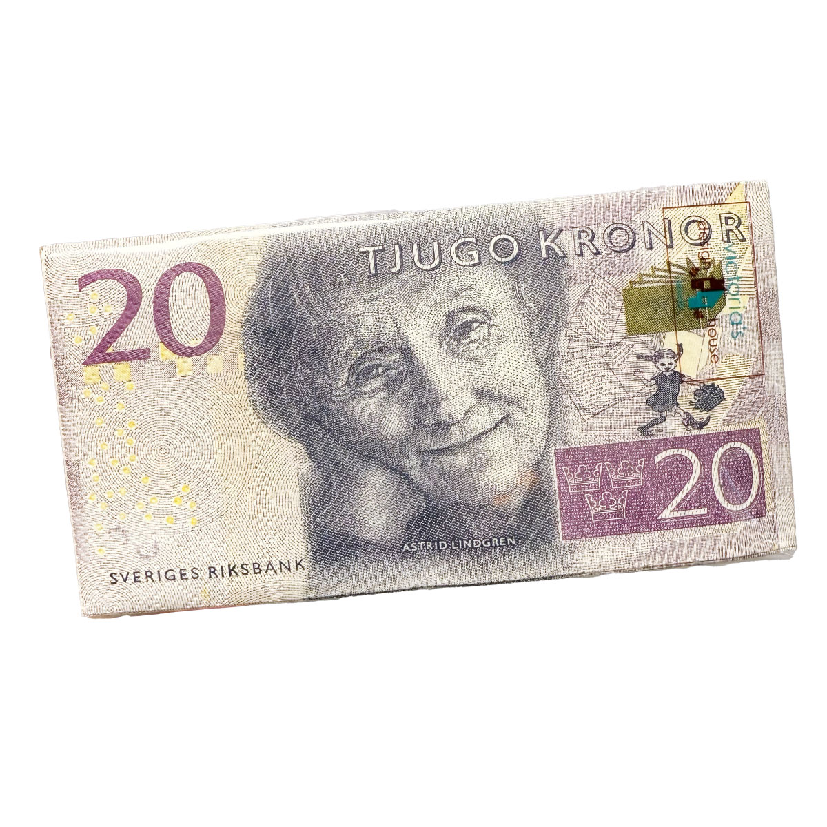 Läs mer om Pappersnäsdukar, 20-SEK Astrid Lindgren