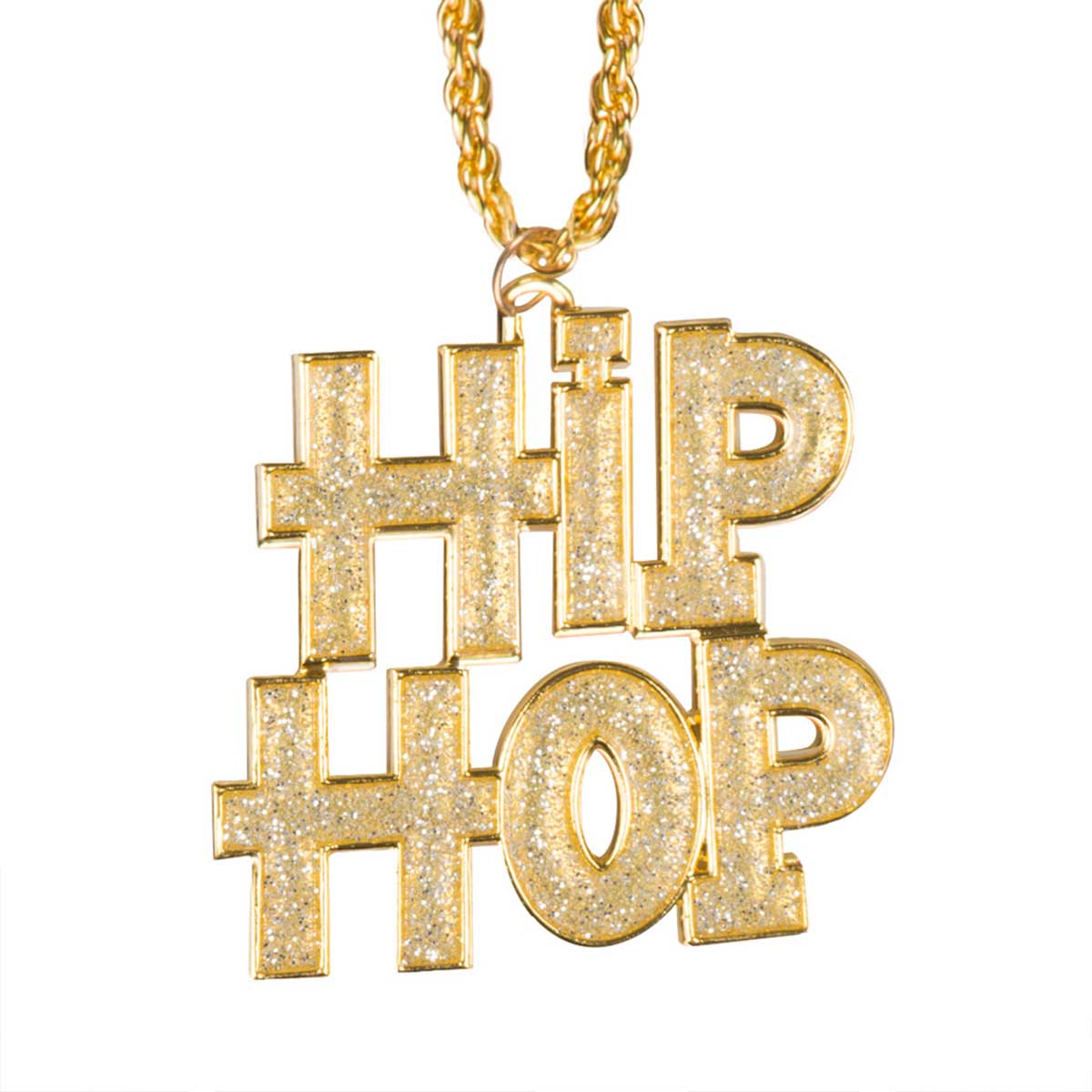 Halsband hiphop guld