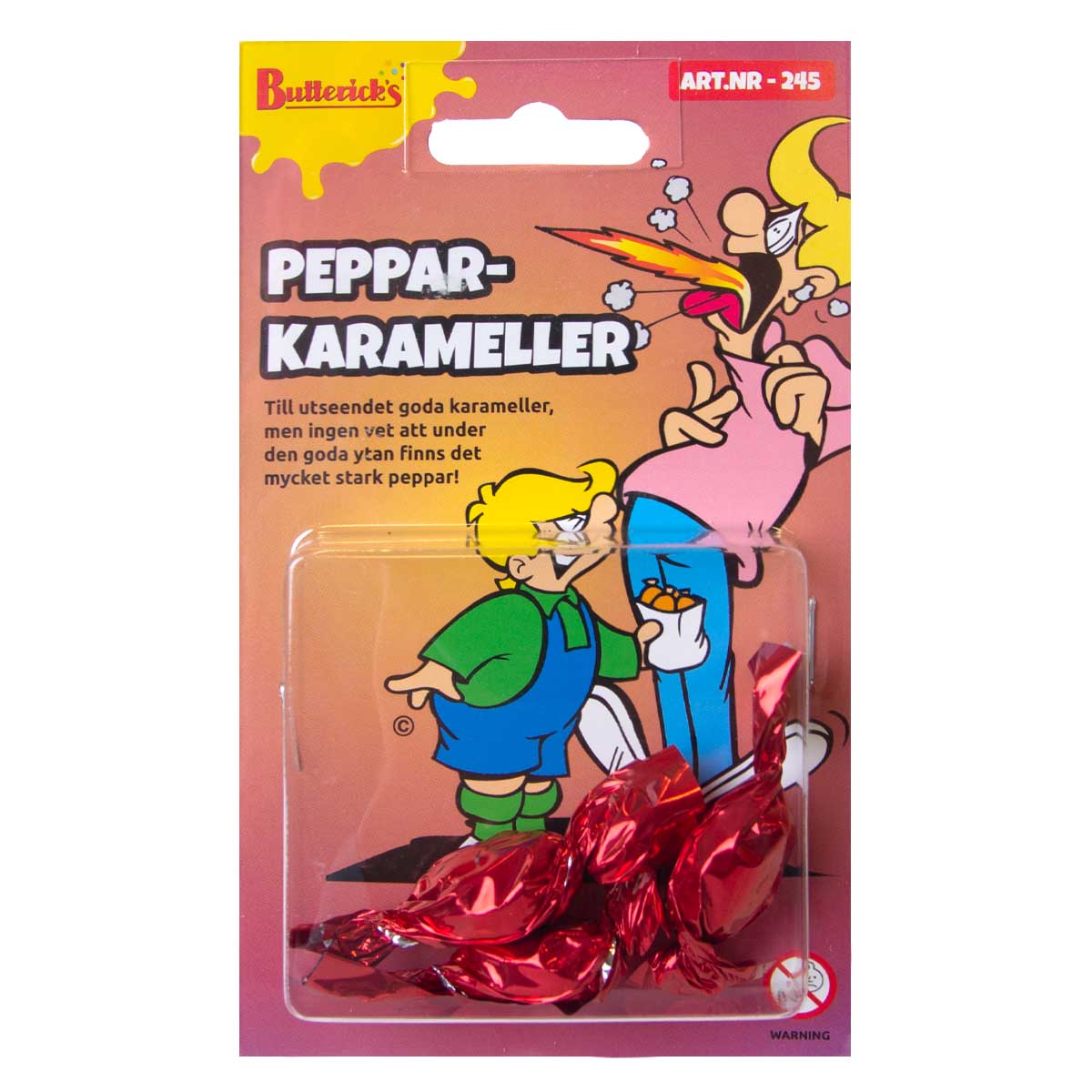 Pepparkarameller 3 st