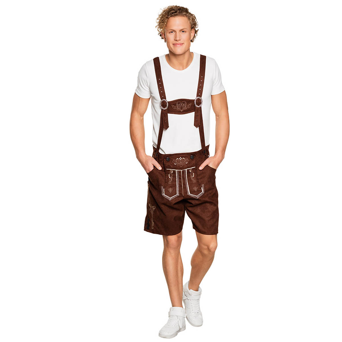 Läs mer om Lederhosen, bruna korta L/XL