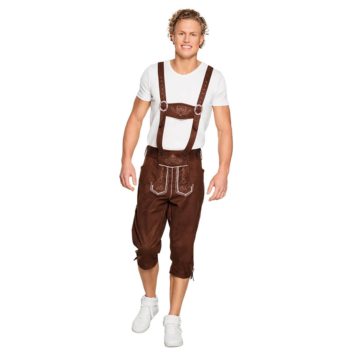 Lederhosen bruna långa L/XL