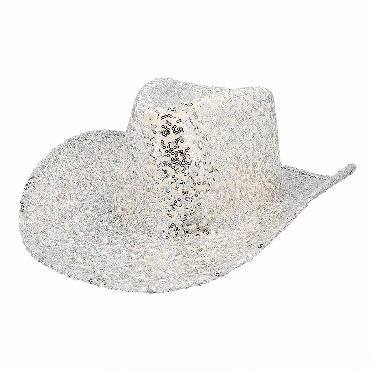 Läs mer om Cowboyhatt, hot silver