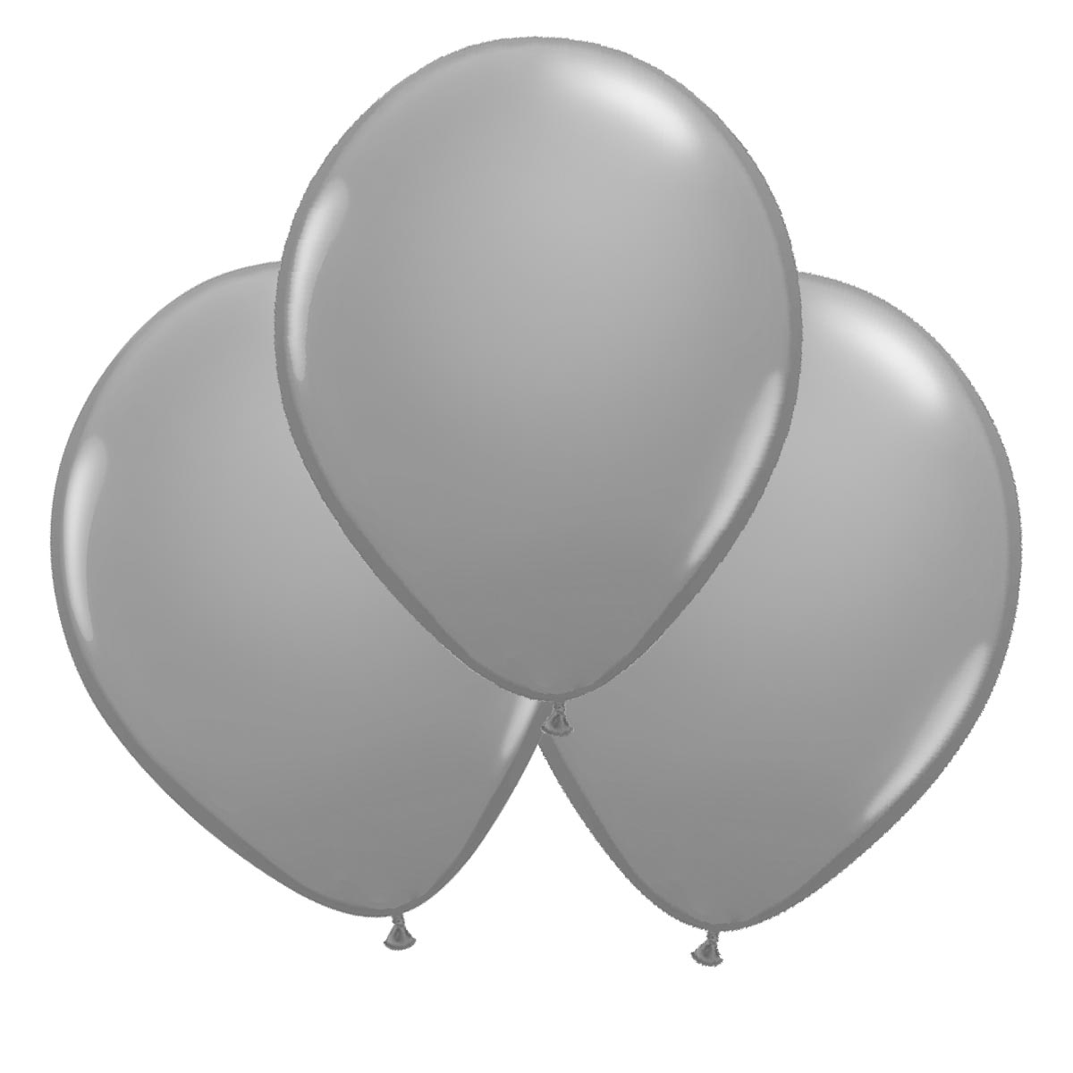 Ballonger silver 30 cm 10 st