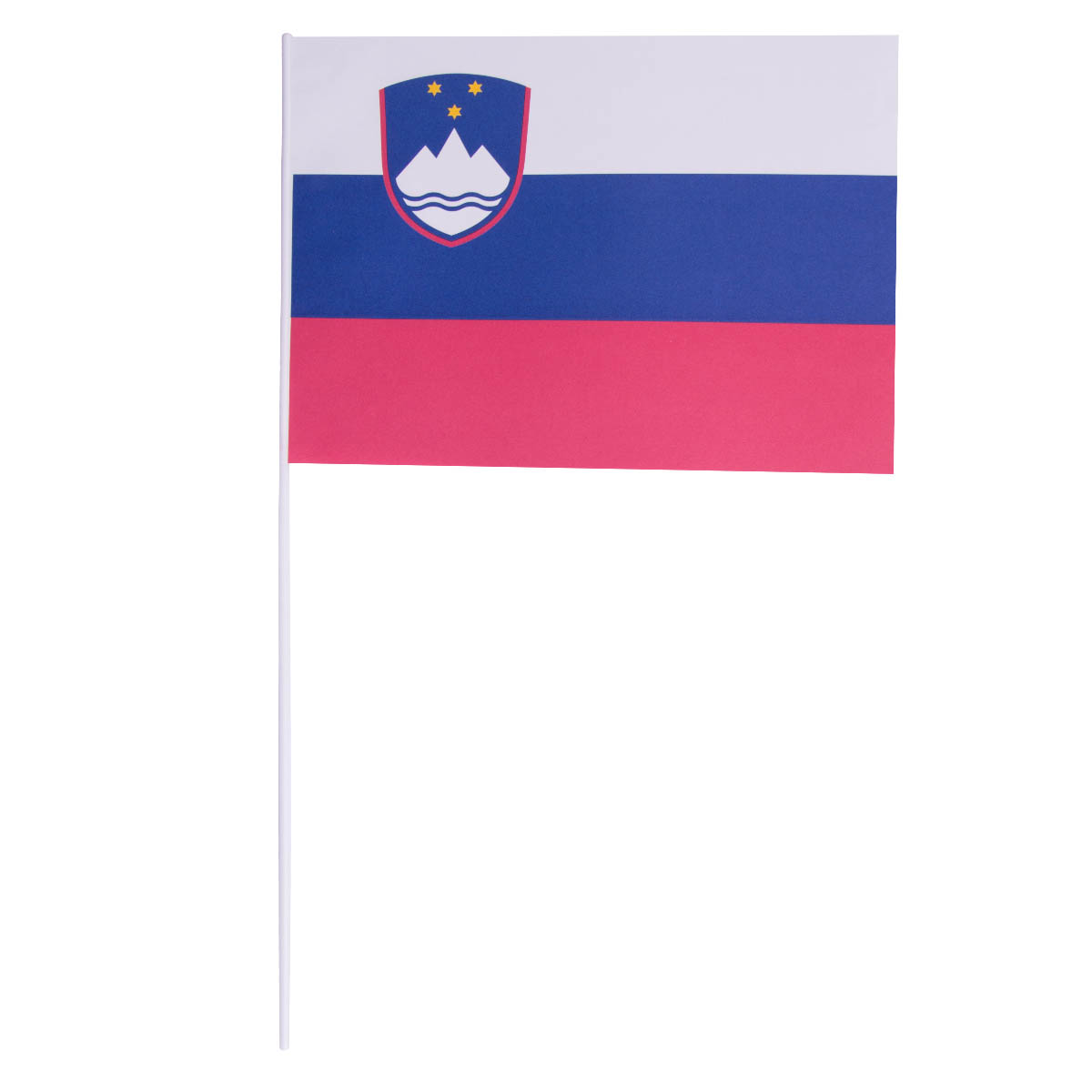 Pappersflagga Slovenien