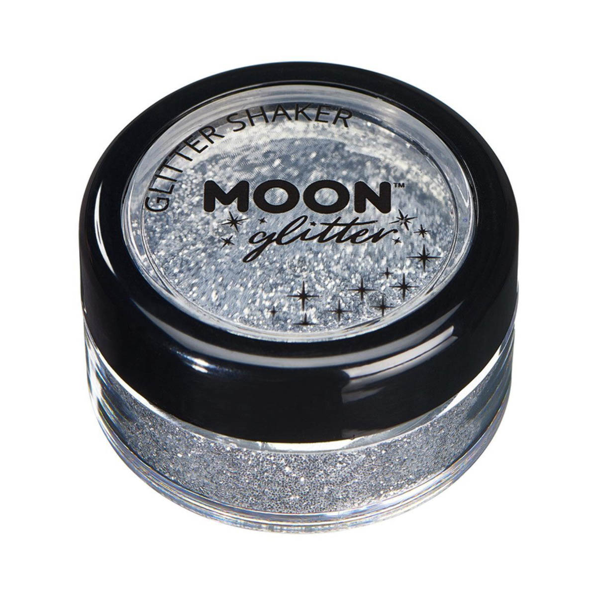 Moon kroppsglitter i burk finkornigt 5g Silver