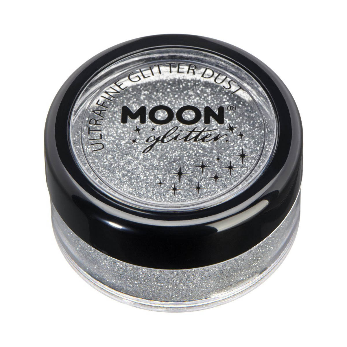 Moon ultrafine glitter dust shaker Silver