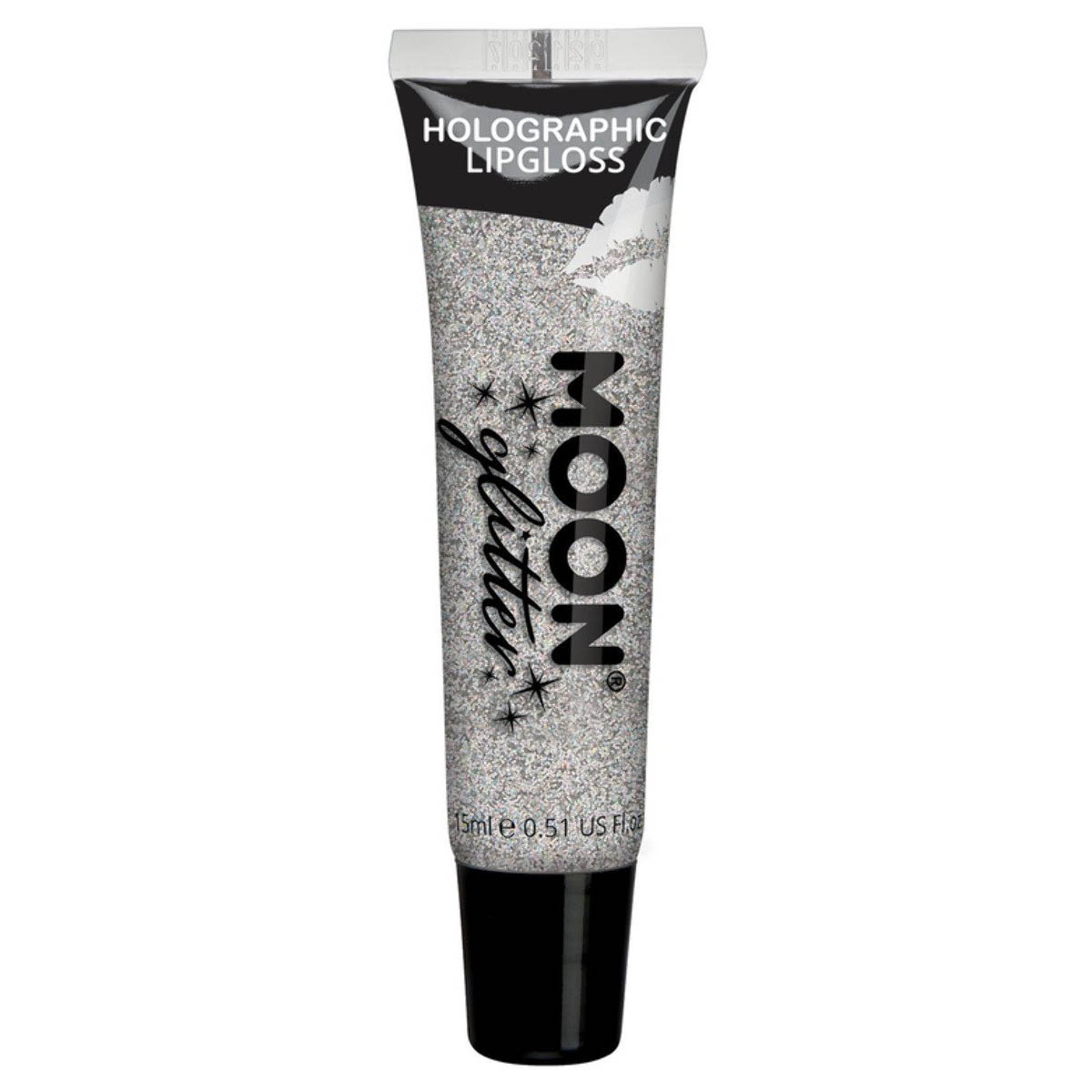 Moon läppglans silver med glitter 15 ml