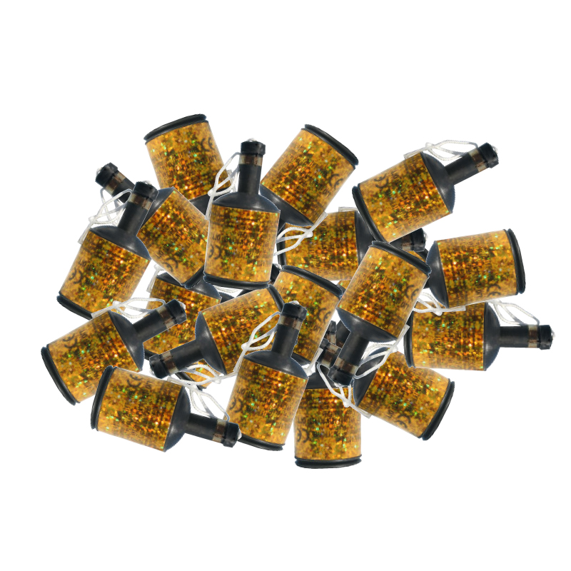 Partypoppers 20-pack guld