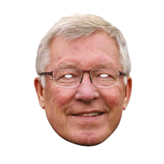 Pappmask Sir Alex Ferguson